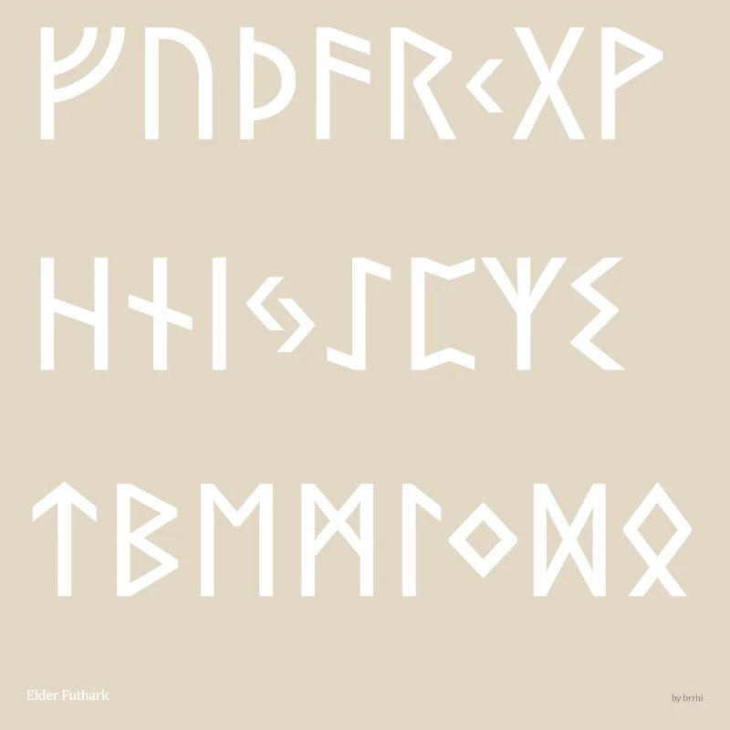 Futhark Elder (blanc)