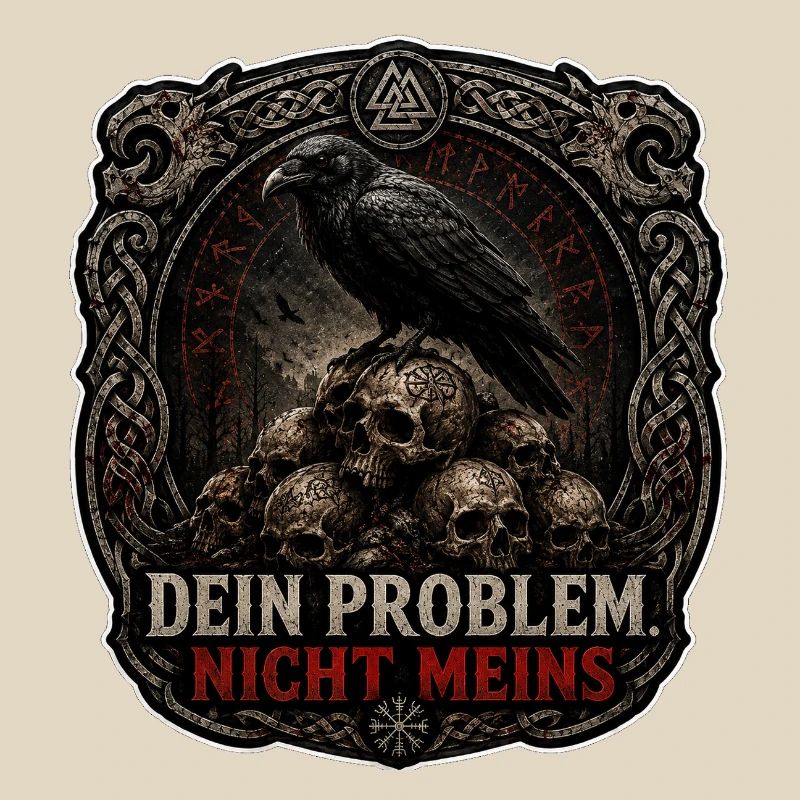Dein Problem Nicht Meins Gothic Patch