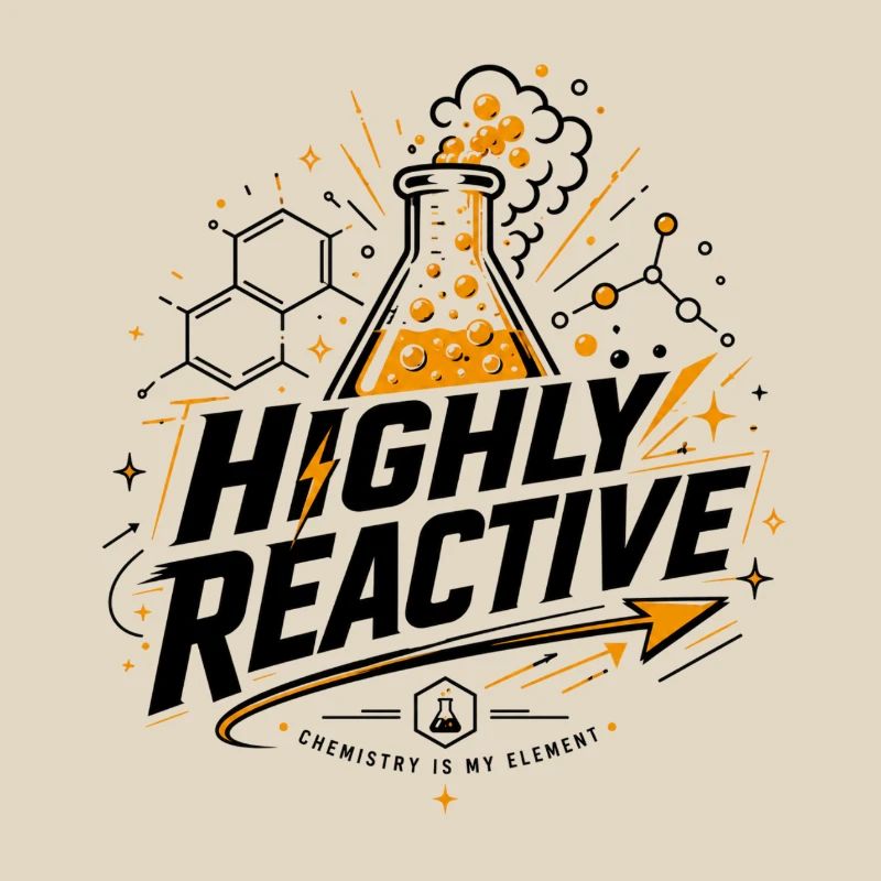 Très réactif – Conception chimique pour passionnés de chimie