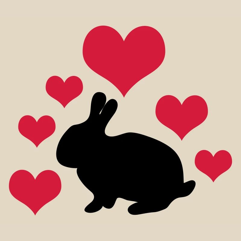 Rabbit with 6 hearts 2