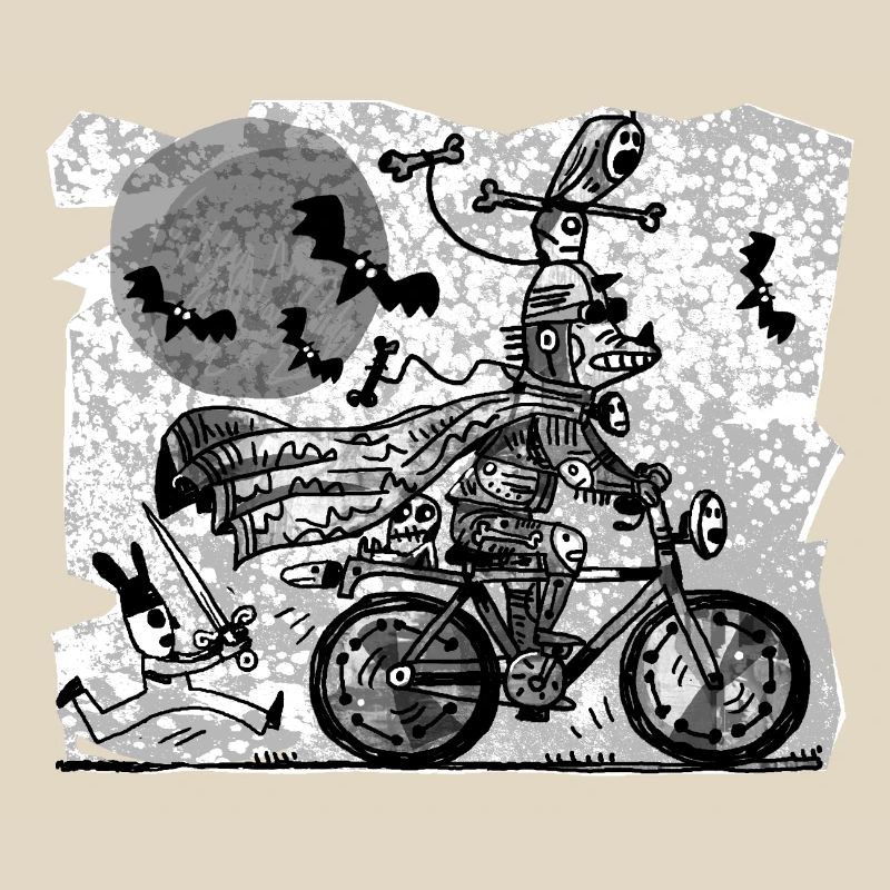 gothic cyclist