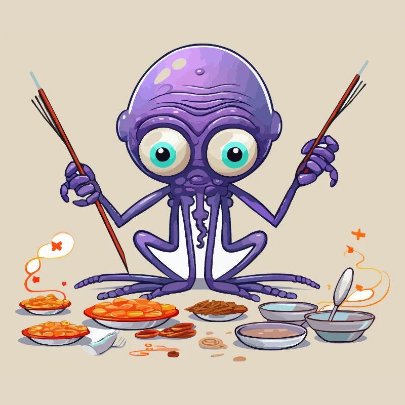 The Algae Octopus Chef