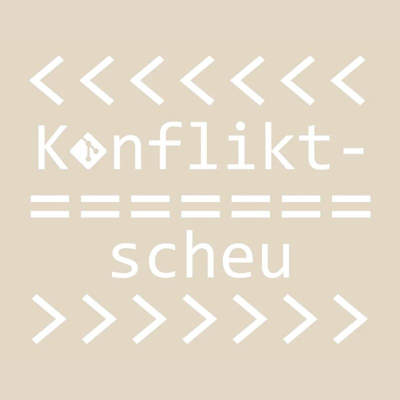 Conflict Aversion Git Nerd Shirt