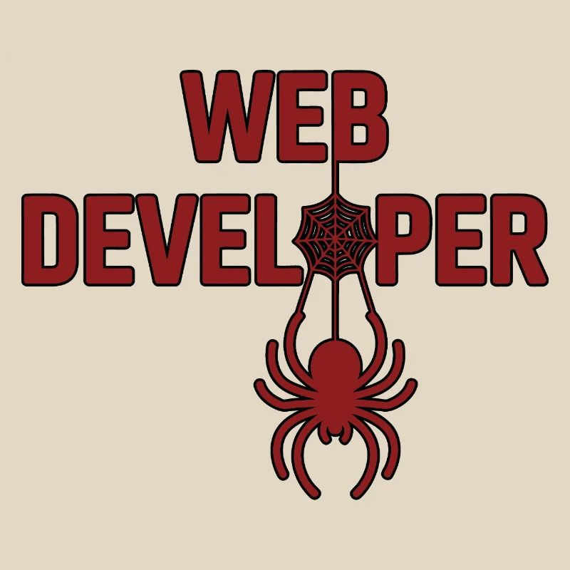 Web Developer Spider Logo Shirt