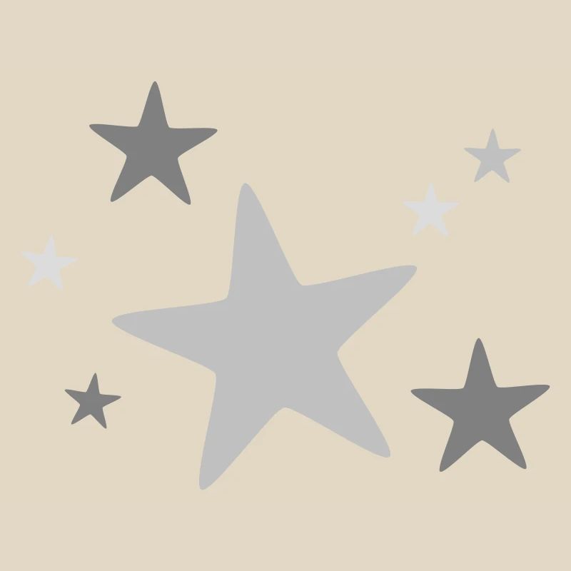 Gruppo di stelle multicolore