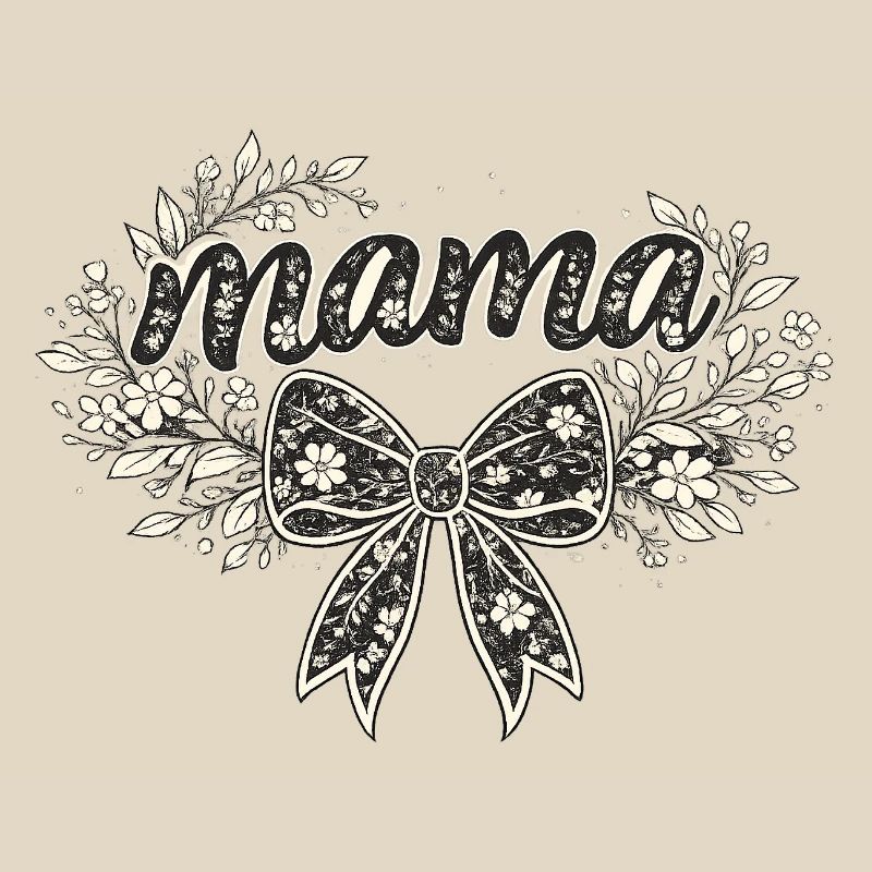 Mama-Geschenk: Retro-Mama-Visualisierung