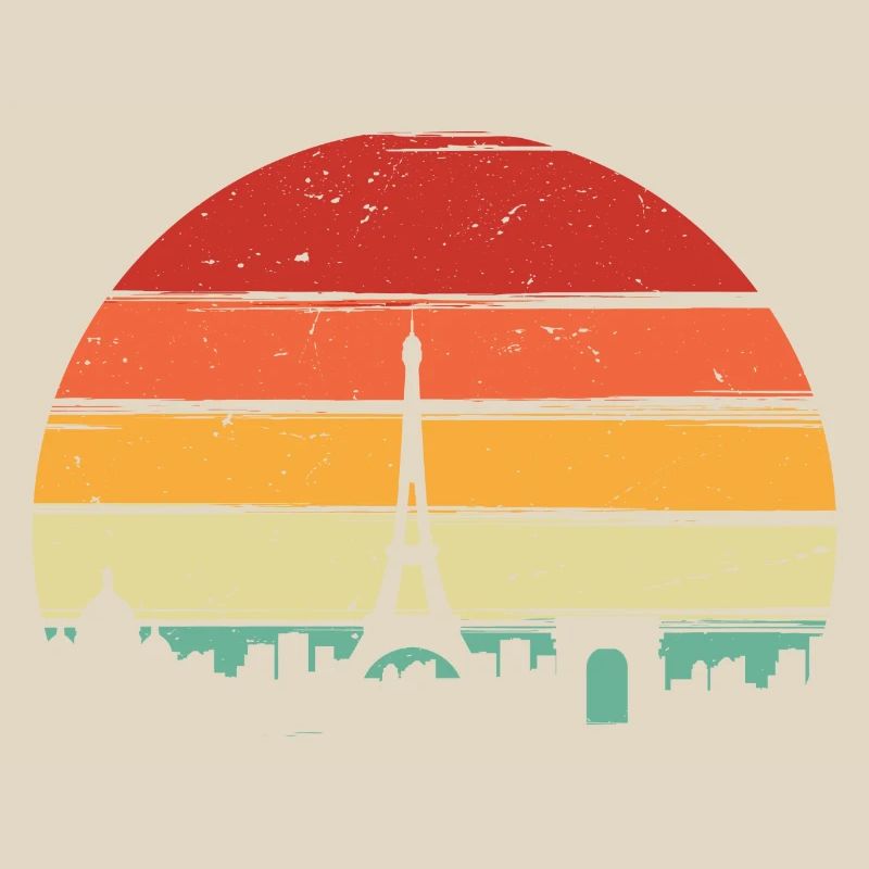 Sunset Eiffel Tower