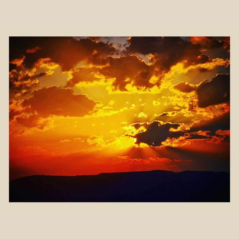 Sunset Fire Rays