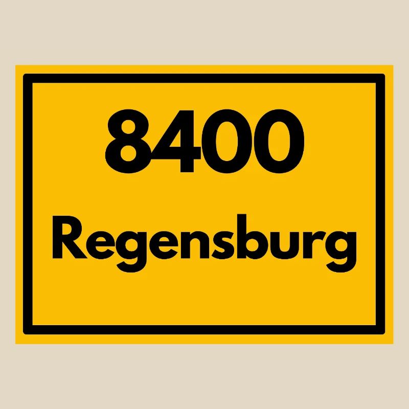 OLD POSTCODE ZIP CODE RETRO 8400 REGENSBURG