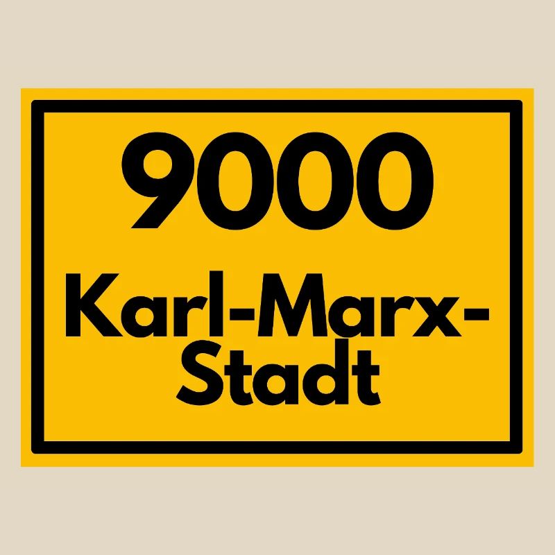 OLD POSTCODE POSTCODE RETRO 9000 KARL-MARX-STADT