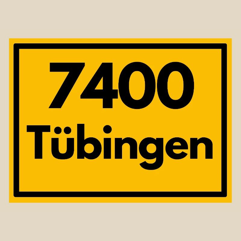 OLD POSTCODE ZIP CODE RETRO 7400 TÜBINGEN - NECKAR