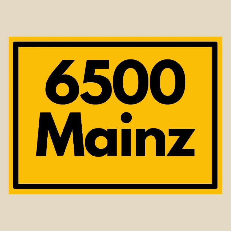 OLD POSTCODE POSTCODE RETRO 6500 MAINZ MEEENZ