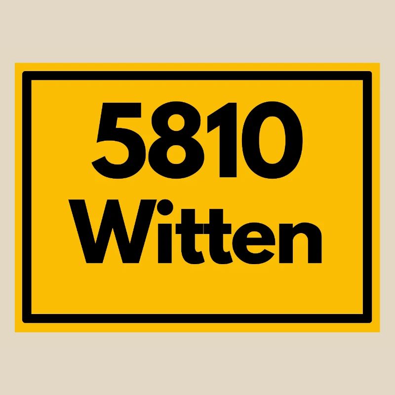 OLD POSTCODE POSTCODE RETRO 5810 WITTEN RUHRGEBIET