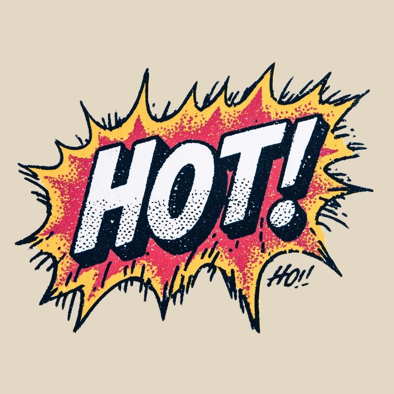 Conception des Explosions de Comics Chauds
