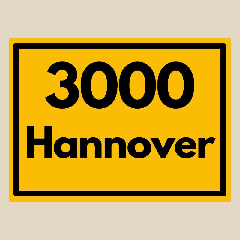 ALTE POSTZIP CODE RETRO 3000 HANNOVER - Messe