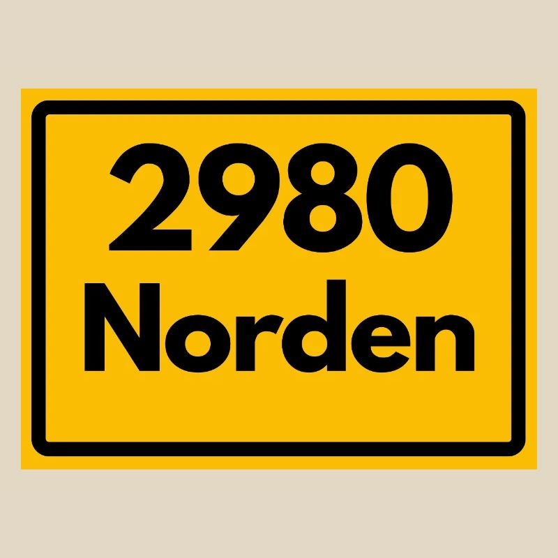 OLD POSTCODE ZIP CODE RETRO 2980 NORTH EAST FRISIA