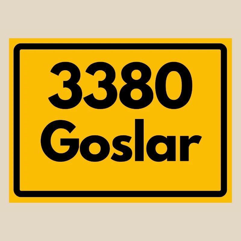 OLD POSTCODE ZIP CODE RETRO 3380 GOSLAR KAISERPFAL
