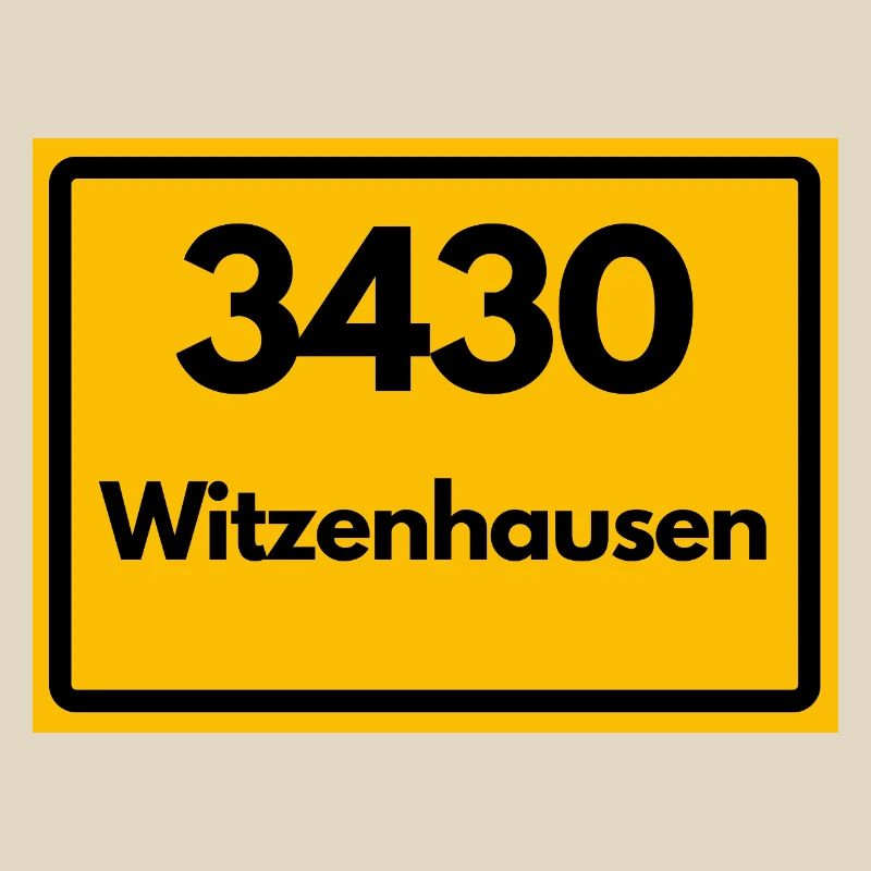 OLD POSTCODE ZIP CODE RETRO 3430 WITZENHAUSEN