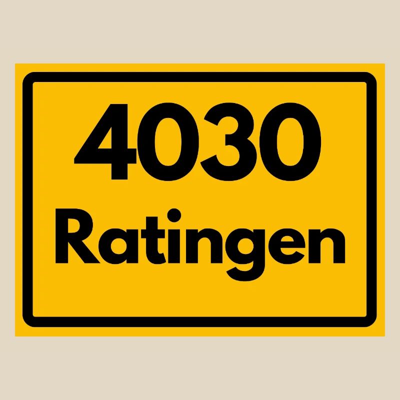 ANCIEN CODE POSTAL RÉTRO 4030 RATINGEN