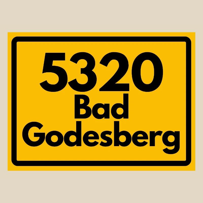 ANCIEN CODE POSTAL RETRO 5320 Bad Godesberg NRW
