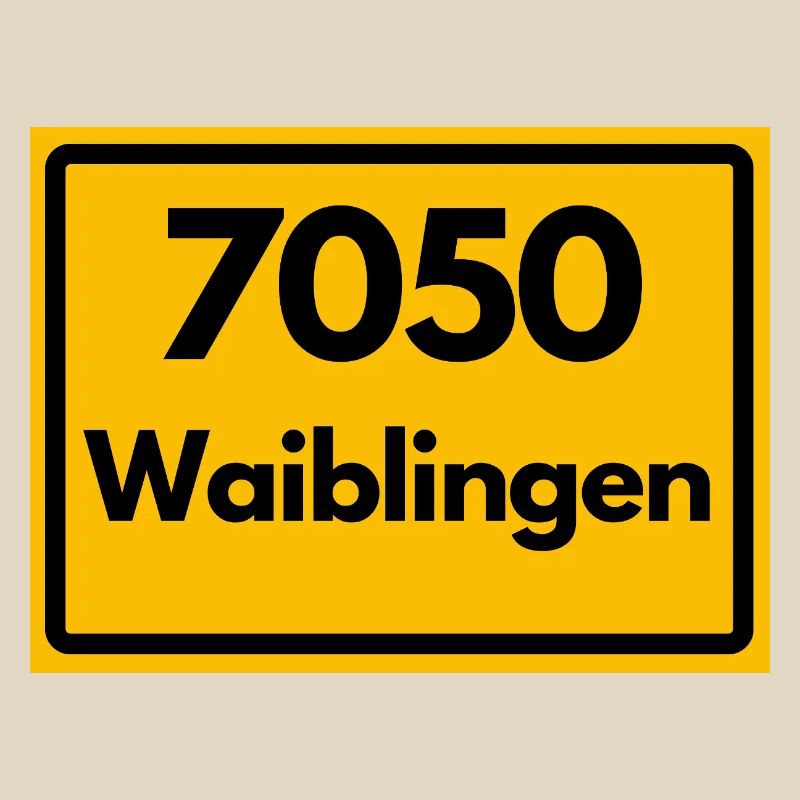 OLD POSTCODE POSTCODE RETRO 7050 WAIBLINGEN HEIMAT