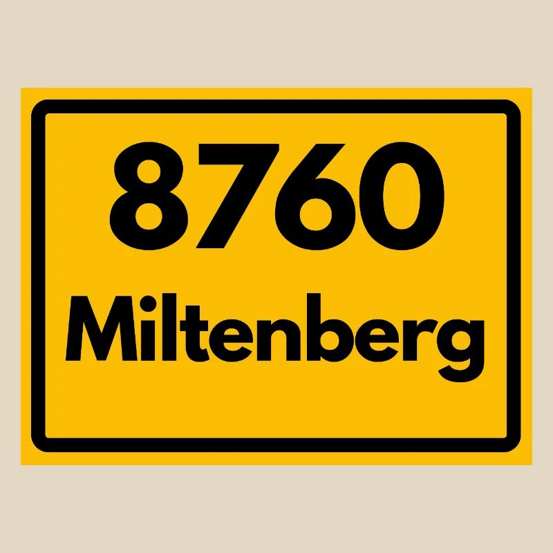 OLD POSTCODE ZIP CODE RETRO 8760 MILTENBERG HEIMAT