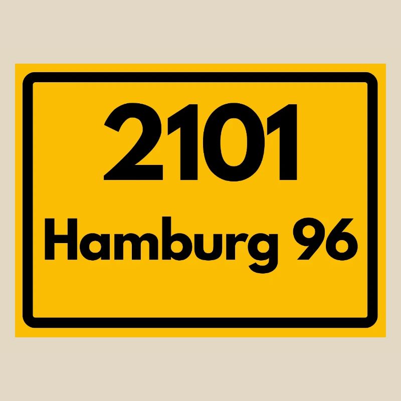 ANCIEN CODE POSTAL RETRO 2101 HAMBOURG 96 HEIMAT