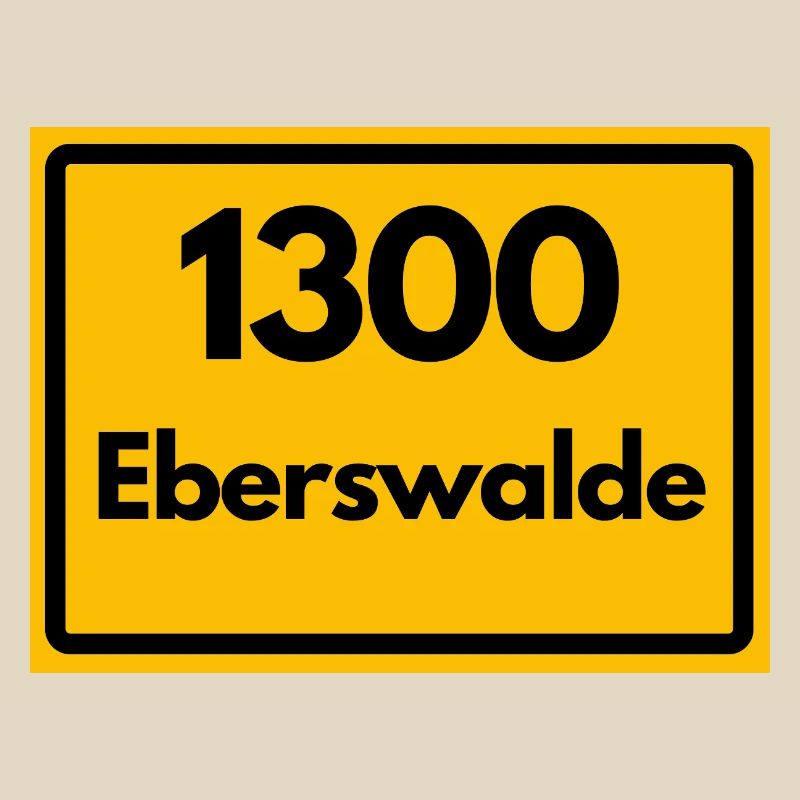ANCIEN CODE POSTAL RÉTRO 1300 EBERSWALDE HEIMAT