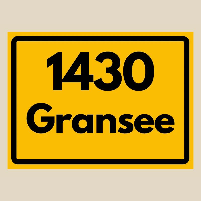 OLD POSTCODE POSTCODE RETRO 1430 GRANSEE HEIMAT