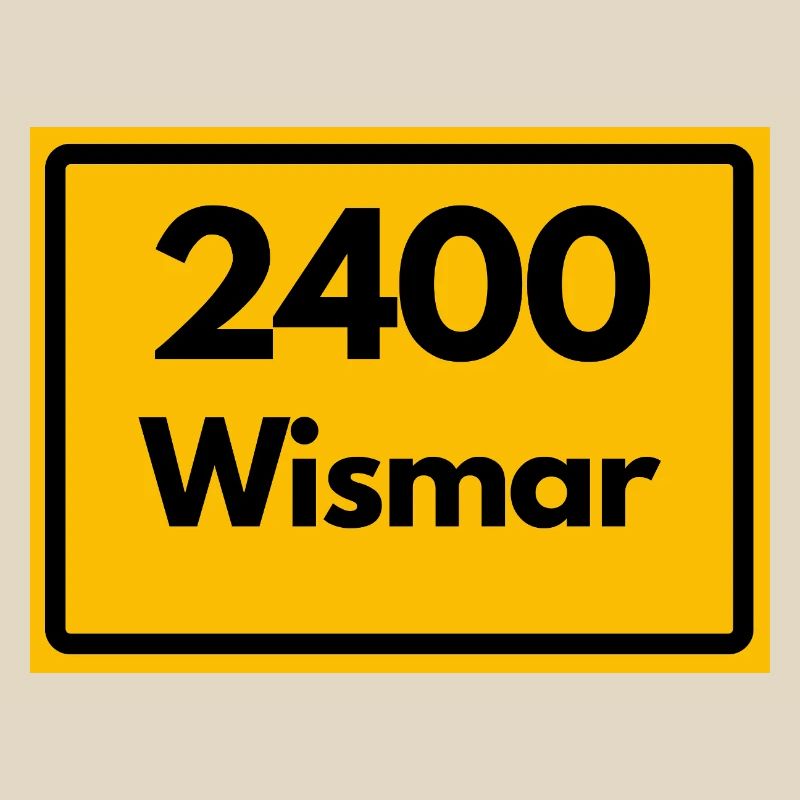 OLD POSTCODE POSTCODE RETRO 2400 WISMAR HEIMAT