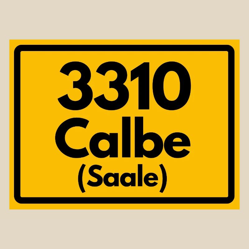 OLD POSTCODE POSTCODE 3310 CALBE SAALE HEIMATSTOLZ