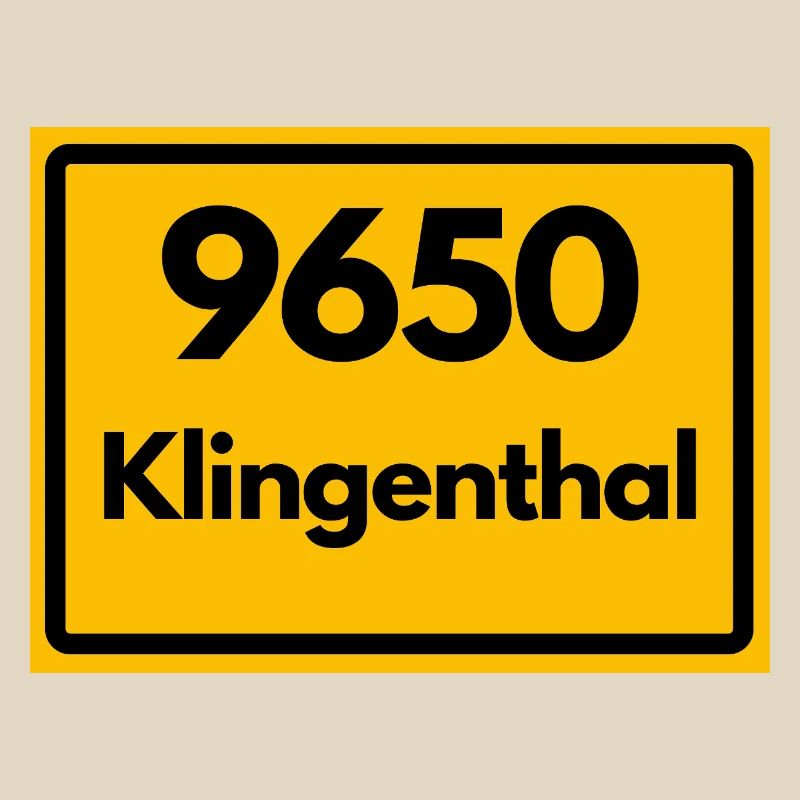 OLD POSTCODE 9650 KLINGENTHAL SAXONY