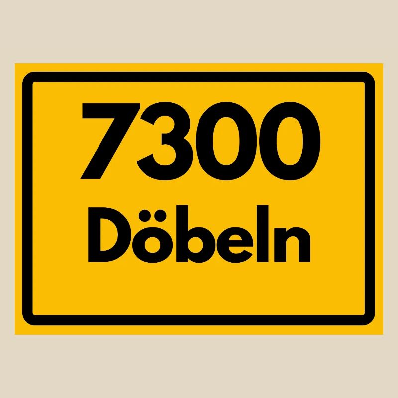 ANCIEN CODE POSTAL 7300 DÖBELN SAXE, DDR OSTALGIE