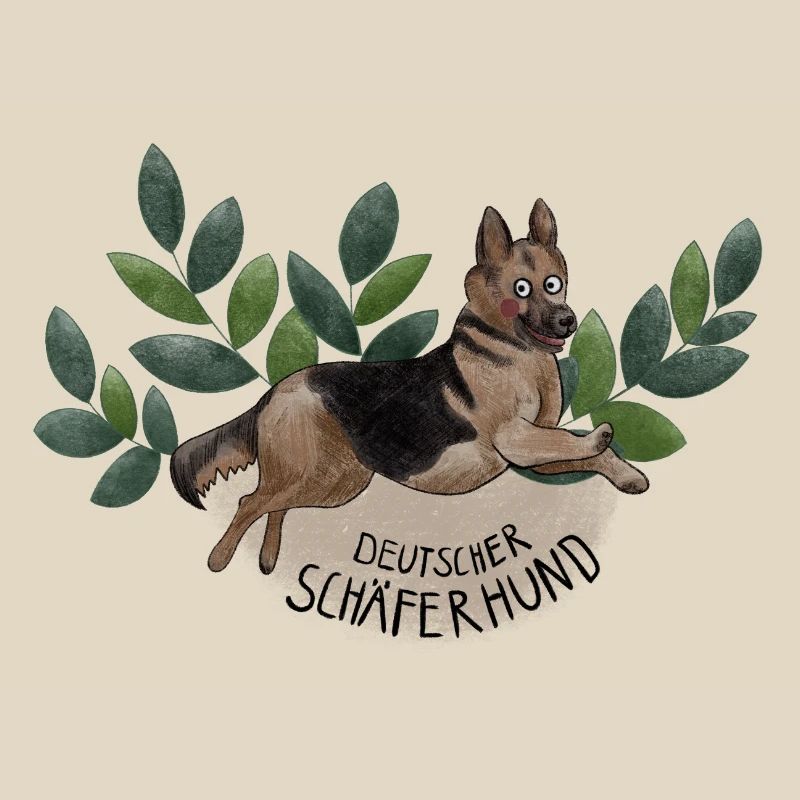Deutscher Schäferhund Botanika