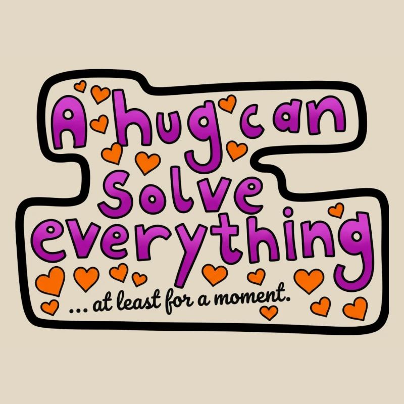 A hug can help