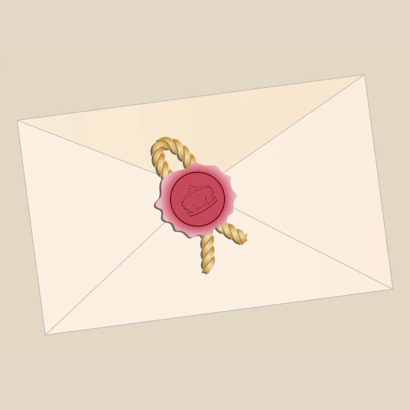 closed envelope with seal