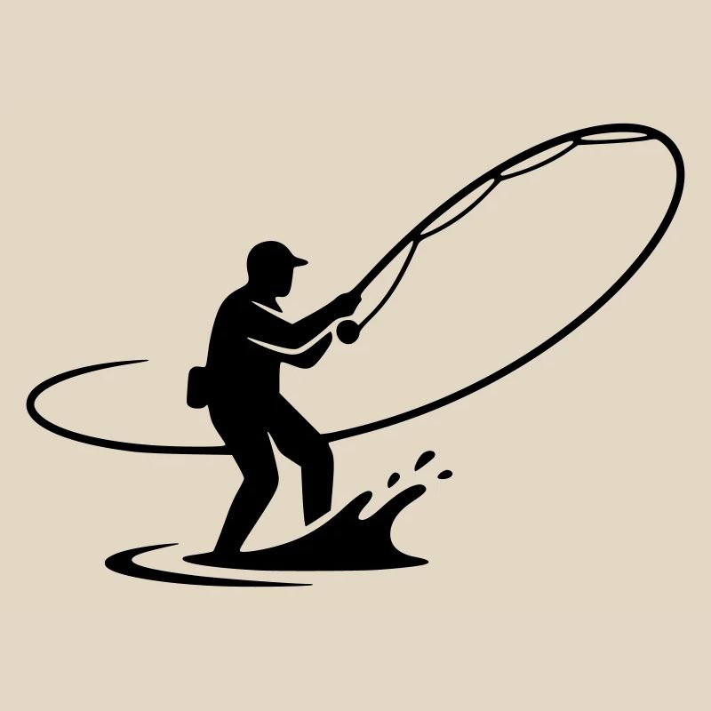 Dynamic Angler Casting Rod Vector