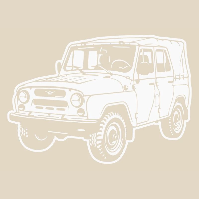 Véhicule tout-terrain UAZ (image différente)