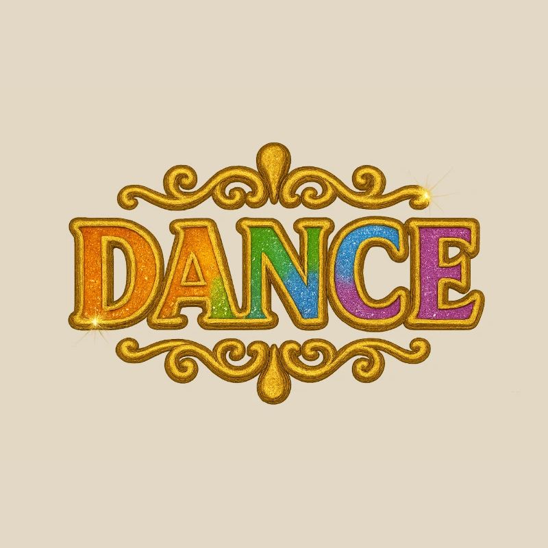 DANSE | Style de danse coloré avec des décorations dorées