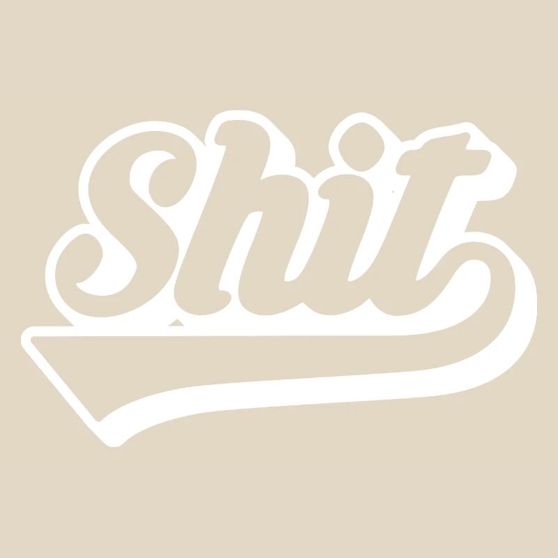 Merde Rétro Script