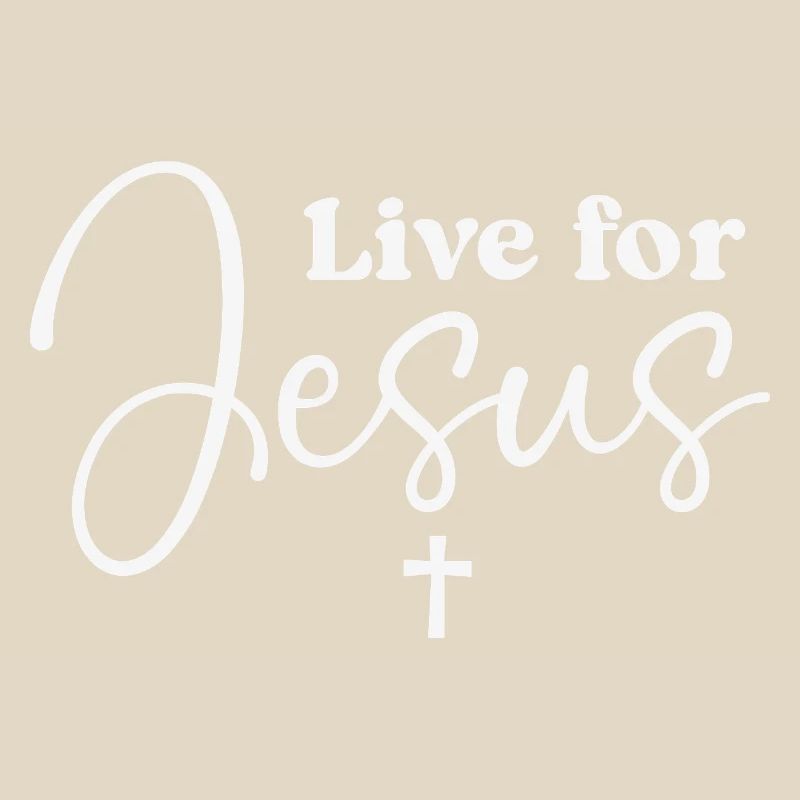 Live for Jesus Script Typografie