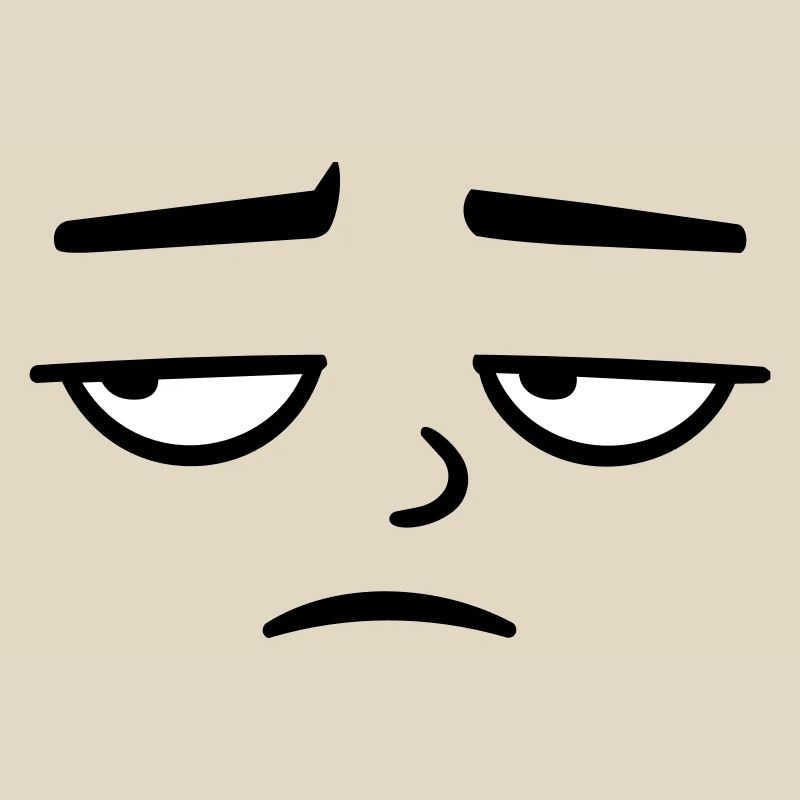 Grumpy sad disappointed face funny