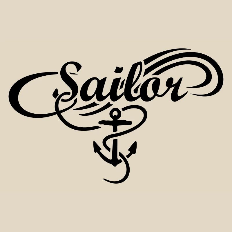 Sailor Waves Anchor Sail Sailing
