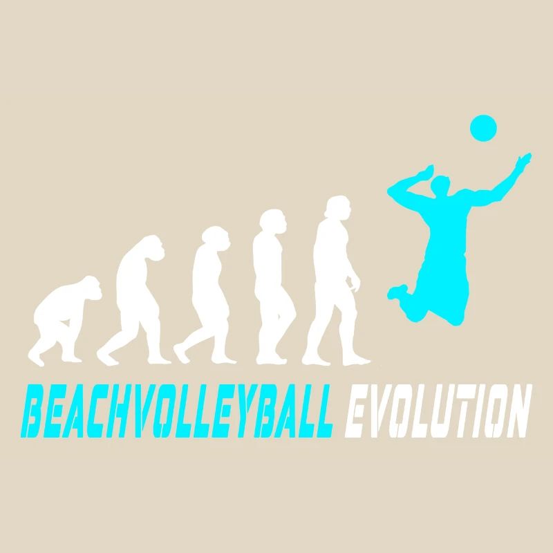 Beachvolleyball Evolution Design / Geschenkidee