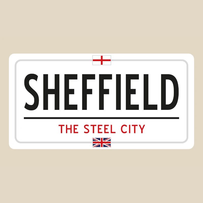 Panneau de la ville de Sheffield