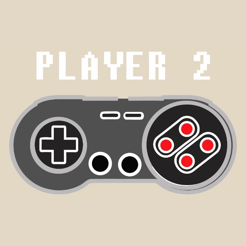 Player 2 Pixel Controller Graphic