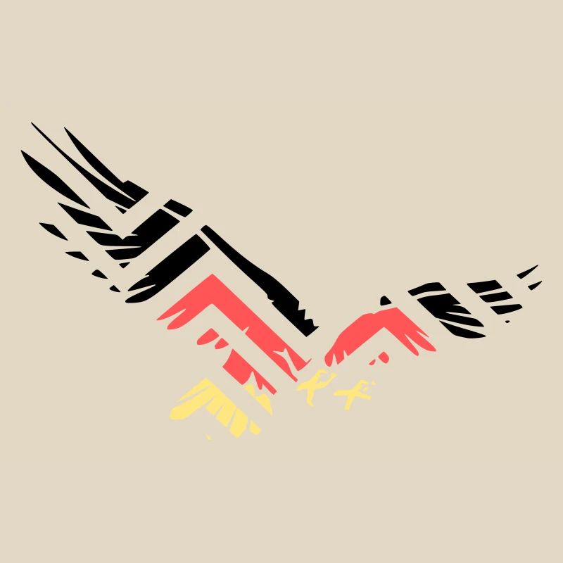 Abstract Eagle Germany Fan