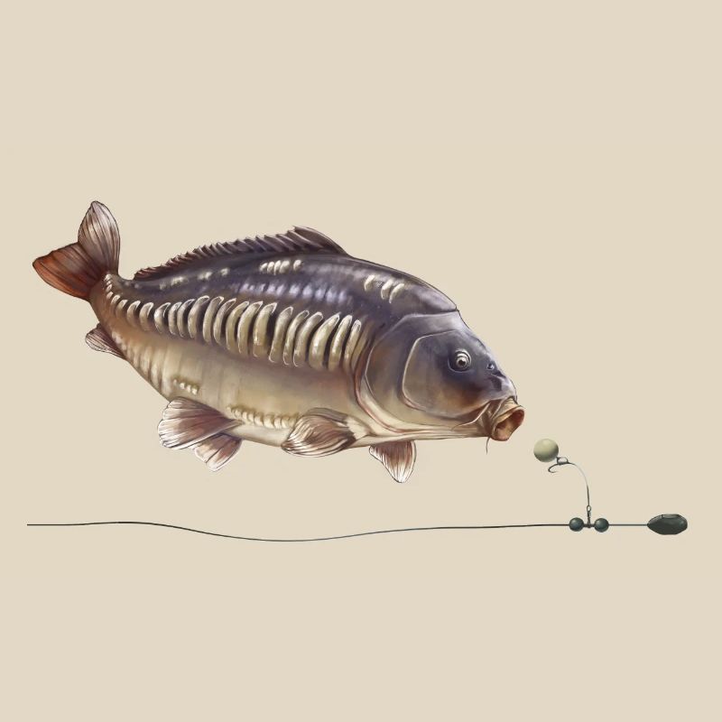 Conception du gréement de pêche Mirror Carp Chod