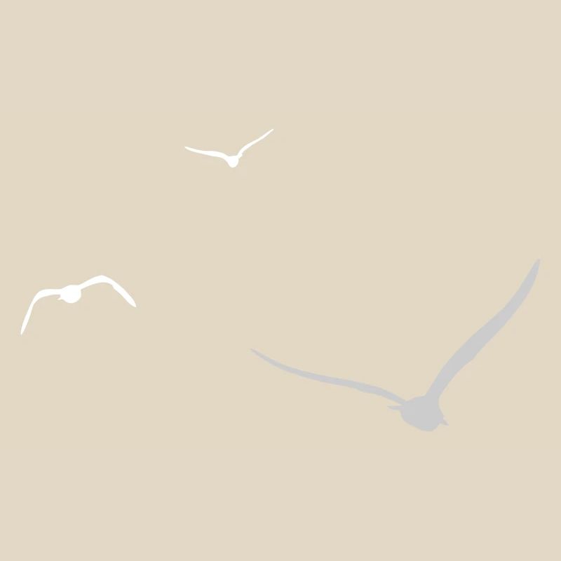 Three Seagulls | Seagull | Colors adjustable