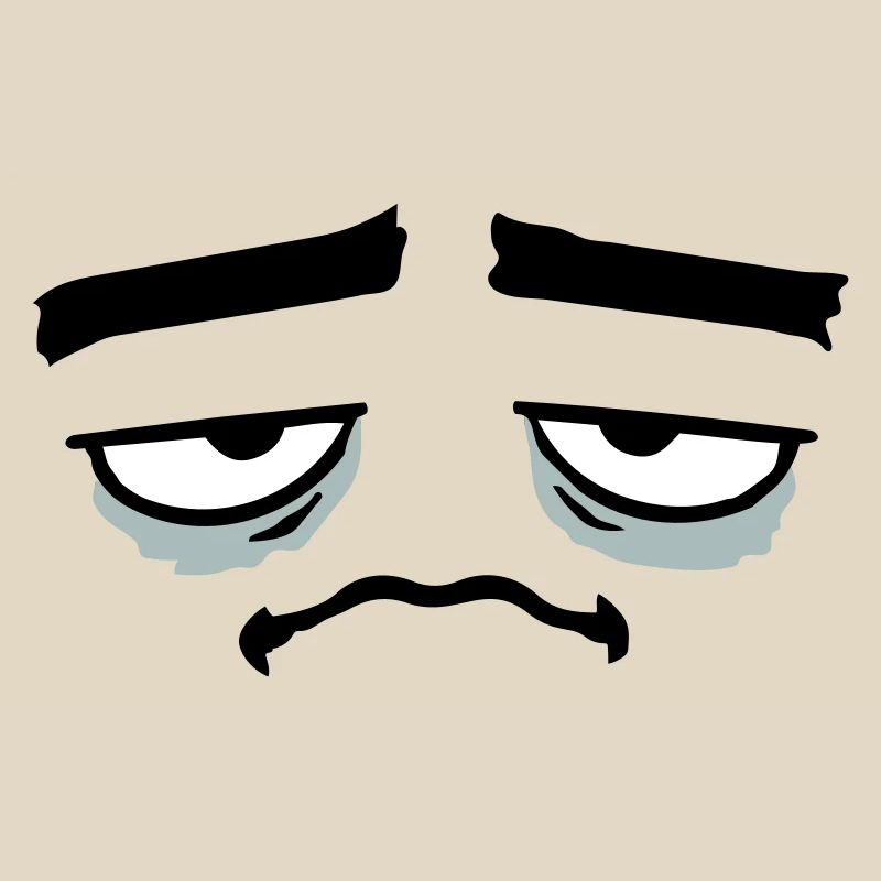 Grumpy sad disappointed face funny